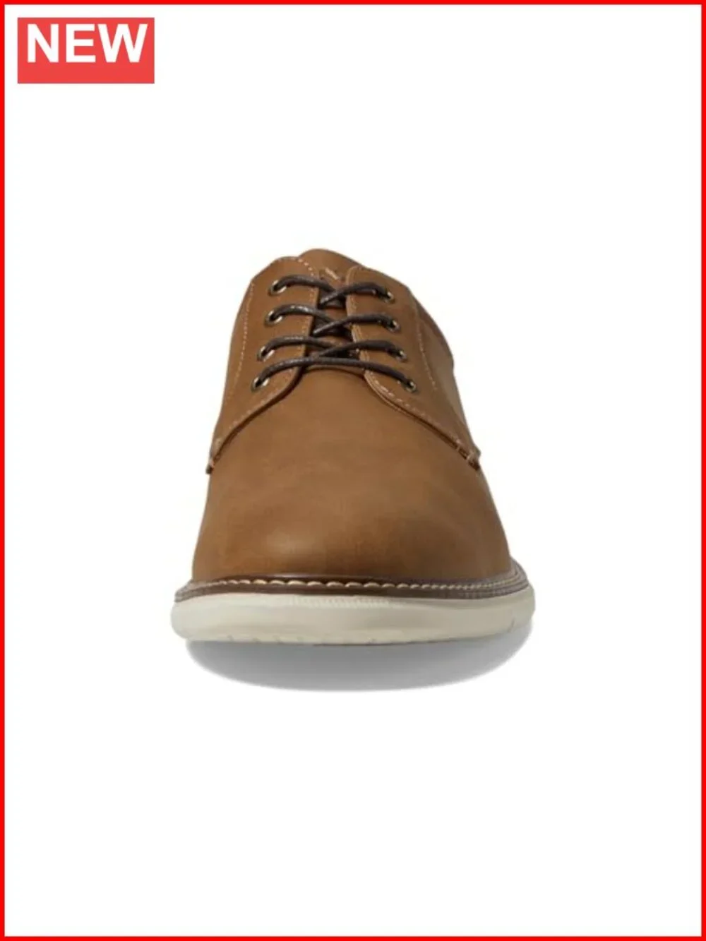 Faux Leather Oxfords Lace-Up Cushioned Business Casual Dress Sneakers